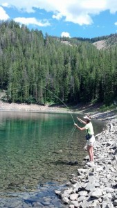 fly fishing mountain lakes
